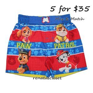Dreamwave Baby Boys' Paw Patrol Licensed Graphic-Printed Swim Trunks NWT